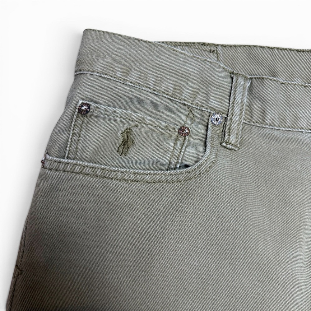Polo Ralph Lauren Jeans Mens 36 X 30 Brown Classic 867 Straight 5 Pocket Pony